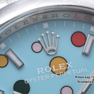 Clean Factory CF VR3230 Oyster Perpetual 36mm Tiffany Blue Ballon Oyster Bracelet - Image 4