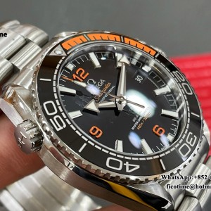 VSF A8900 Planet Ocean 600M 43.5mm 1/4 Orange Black Dial SS Bracelet VSF A8900 43.5mm  SS Bracelet VSF - Image 4