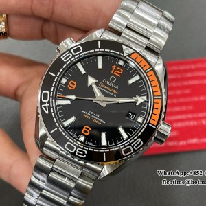 VSF A8900 Planet Ocean 600M 43.5mm 1/4 Orange Black Dial SS Bracelet VSF A8900 43.5mm  SS Bracelet VSF - Image 5