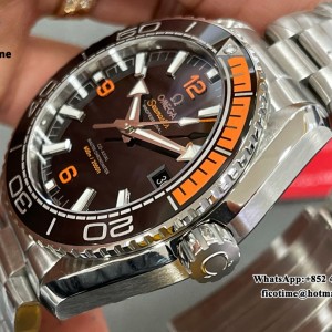 VSF A8900 Planet Ocean 600M 43.5mm 1/4 Orange Black Dial SS Bracelet VSF A8900 43.5mm  SS Bracelet VSF - Image 8