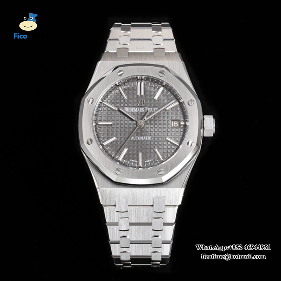 APSF A3120 AP Royal Oak 37mm 15451 Grey Dial SS Bracelet – Ficotime