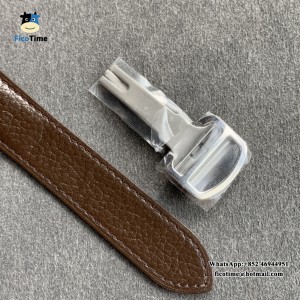 K11F Swiss Quartz Tank 24mm White Dial Brown Leather Strap - Image 5