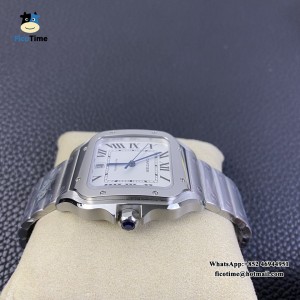 BVF MY9015 Santos Large 40mm White Dial SS Bracelet - Image 3