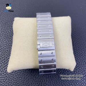 BVF MY9015 Santos Large 40mm White Dial SS Bracelet - Image 8