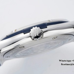 JJ+F A1110 Classic Fusion 42mm Blue Dial Blue Leather Strap - Image 8