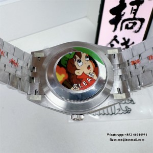 Clean Factory CF VR3235 DateJust 41mm 126334 Fluted Bezel Black Dial Jubilee Bracelet - Image 2