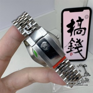 Clean Factory CF VR3235 DateJust 41mm 126334 Fluted Bezel Black Dial Jubilee Bracelet - Image 4