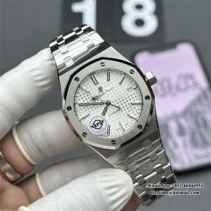 APSF SA3120 AP Royal Oak 37mm 15450 White Dial SS Bracelet - Image 5