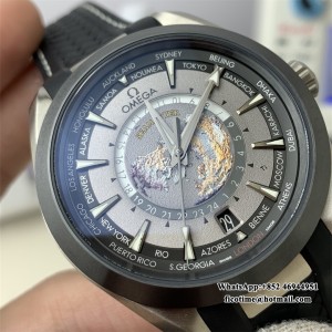 VSF A8938 Aqua Terra 150M Worldtimer 43mm Ti/RU Grey Dial - Image 3