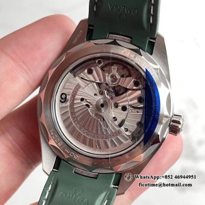VSF A8938 Aqua Terra 150M 43mm Worldtimer SS/SS Green Dial - Image 7