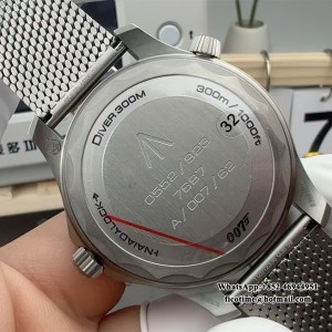 VSF A8800 Seamaster Diver 300M “No Time To Die” 42mm NTTD Black Dial titanium Bracelet V6 - Image 6