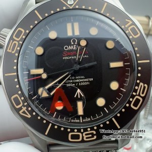 VSF A8800 Seamaster Diver 300M “No Time To Die” 42mm NTTD Black Dial titanium Bracelet V6 - Image 7
