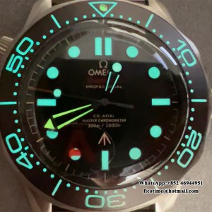 VSF A8800 Seamaster Diver 300M “No Time To Die” 42mm NTTD Black Dial titanium Bracelet V6 - Image 8