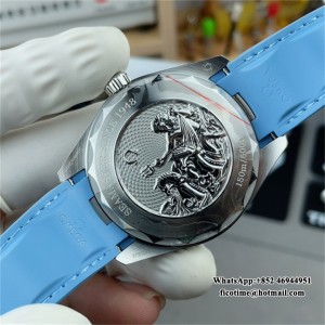VSF A8938 Aqua Terra 150M 43mm Worldtimer SS/RU Blue Dial - Image 5