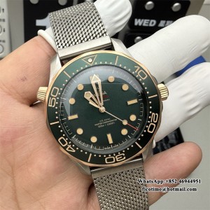 VSF A8806 Seamaster 300m 2024 42mm TI/TI Green Dial - Image 8