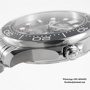 ZF A8800 Seamaster 300m Basel  SS/SS Black/Dot - Image 5