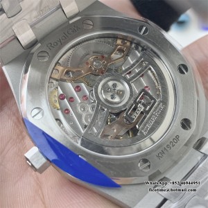 ZF A7121 Royal Oak 39MM 16202 Blue Textured Dial SS Bracelet - Image 4