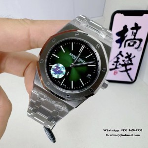 ZF A7121 Royal Oak 39MM 16202  Green Gradient Dial SS Bracelet - Image 5