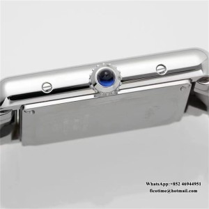 AF Swiss Quartz Tank Must 33.7x25.5mm SS/SS White Dial - Image 4