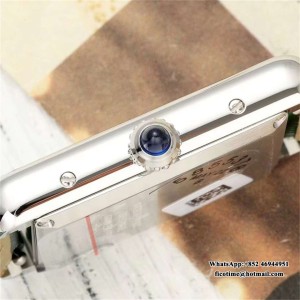AF Quartz Tank Must 22/25.5mm Dia SS/LE Green Dial - Image 3
