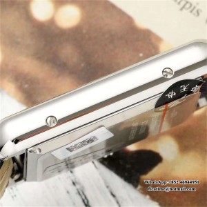 AF Quartz Tank Must 22/25.5mm Dia SS/LE Blue Dial - Image 5