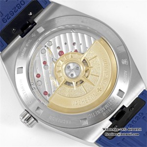 8F A5100 Overseas 4500V 41mm Blue Dial Blue Rubber Strap - Image 7