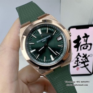 8F A5100 Overseas 4500V 41mm Green Dial Green Rubber Strap - Image 7