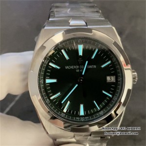8F A5100 Overseas 4500V 41mm Green Dial SS Bracelet - Image 2