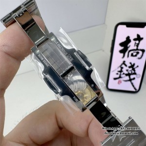 8F A5100 Overseas 4500V 41mm Silver Dial SS Bracelet - Image 4