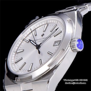 8F A5100 Overseas 4500V 41mm White Dial SS Bracelet - Image 8