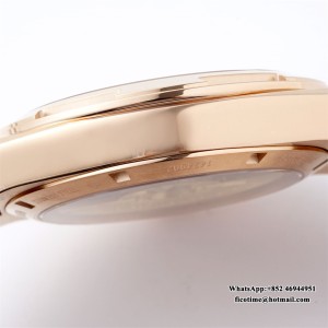 8F A5100 Overseas 4500V 41mm RG White Dial RG Bracelet - Image 7
