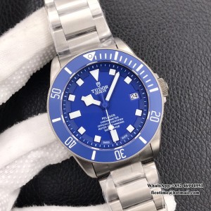 XF A2824 Blue Pelagos 42MM  Gray Titanium Bracelet - Image 8