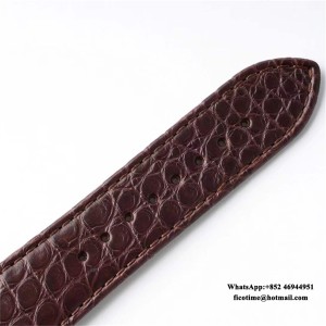 AF Quartz Tank Solo 27.4mm RG Brown Leather White Dial - Image 4