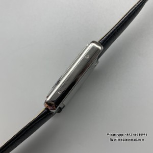 AF MY9015 Tank Solo 41mm White Dial Black Leather strap - Image 5