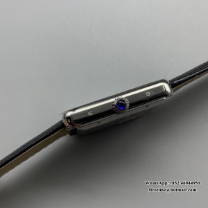 AF MY9015 Tank Solo 41mm White Dial Black Leather strap - Image 7