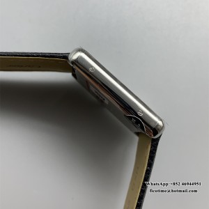 AF Quartz Cartier Tank Solo 24.4mm O SS/LE White Dial - Image 5