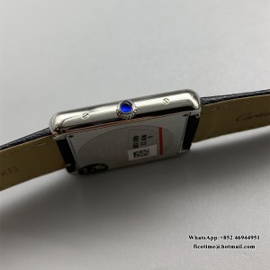 AF Quartz Cartier Tank Solo 24.4mm O SS/LE White Dial - Image 6