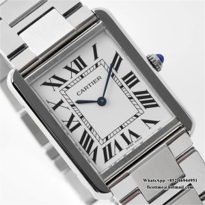 AF Quartz Tank Solo 27.4mm White Dial SS Bracelet - Image 3