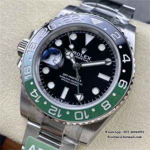ARF SH3285 GMT Master II 126720 Sprite Oyster Bracelet 40mm Black Dial V2 - Image 2