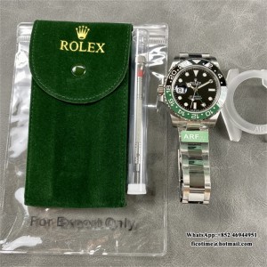 ARF SH3285 GMT Master II 126720 Sprite Oyster Bracelet 40mm Black Dial V2 - Image 3