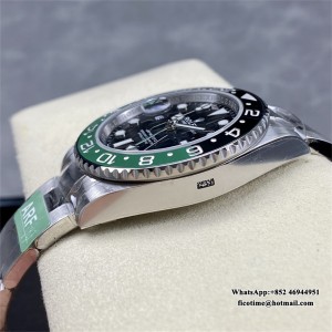 ARF SH3285 GMT Master II 126720 Sprite Oyster Bracelet 40mm Black Dial V2 - Image 7