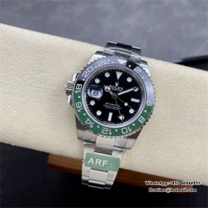ARF SH3285 GMT Master II 126720 Sprite Oyster Bracelet 40mm Black Dial V2 - Image 9