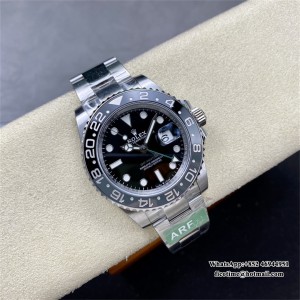 ARF VR3285 GMT Master II 126710 Bruce Wayne Oyster Bracelet 40mm Black Dial - Image 2