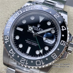 ARF VR3285 GMT Master II 126710 Bruce Wayne Oyster Bracelet 40mm Black Dial - Image 4