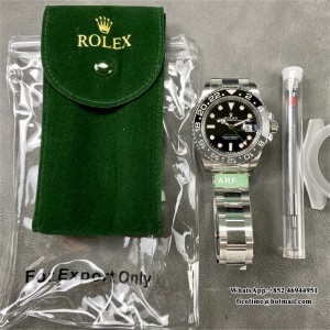 ARF VR3285 GMT Master II 126710 Bruce Wayne Oyster Bracelet 40mm Black Dial - Image 7