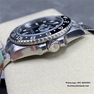 ARF VR3285 GMT Master II 126710 Bruce Wayne Oyster Bracelet 40mm Black Dial - Image 9