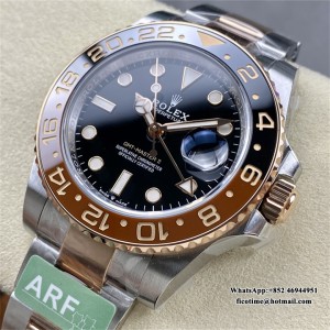 ARF VR3285 GMT Master II 126711 CHNR Rootbeer SS/RG Black Dial - Image 4