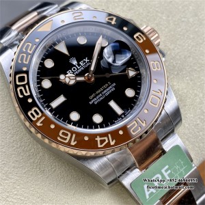 ARF VR3285 GMT Master II 126711 CHNR Rootbeer SS/RG Black Dial - Image 6