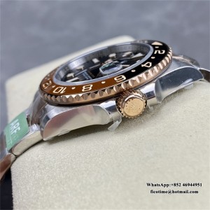 ARF VR3285 GMT Master II 126711 CHNR Rootbeer SS/RG Black Dial - Image 9