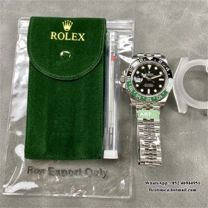 ARF SH3285 GMT Master II 126720 Sprite Jubilee Bracelet 40mm Black Dial V2 - Image 7